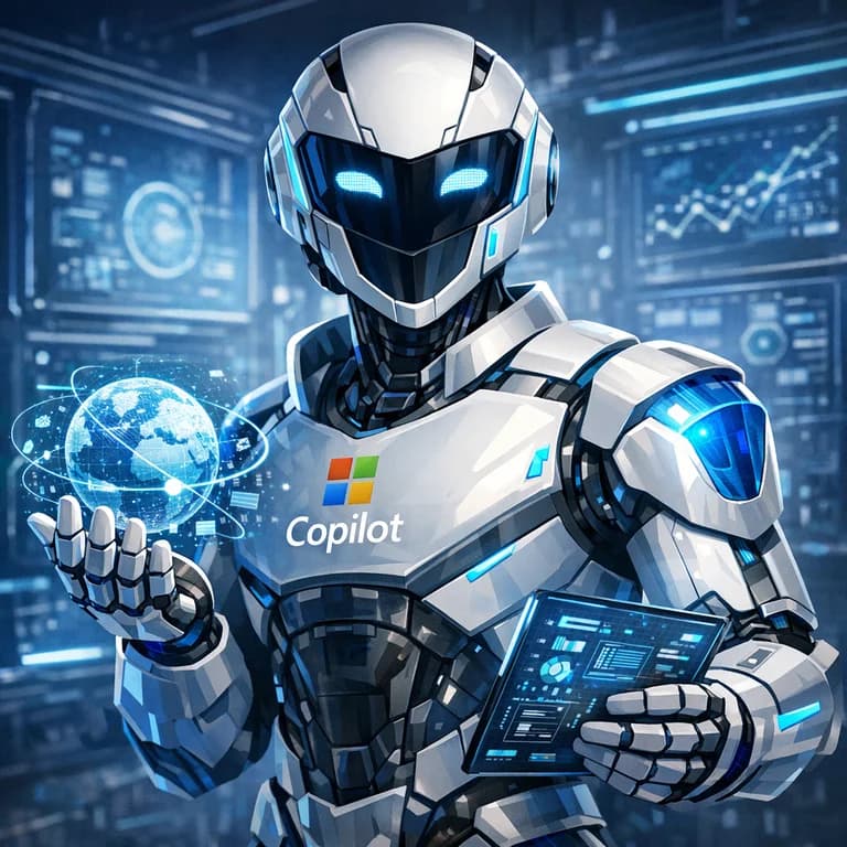 Illustrated Copilot in the Epyon learning world