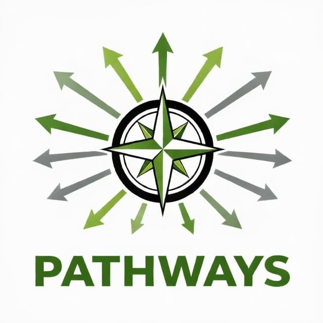 Pathways compass logo